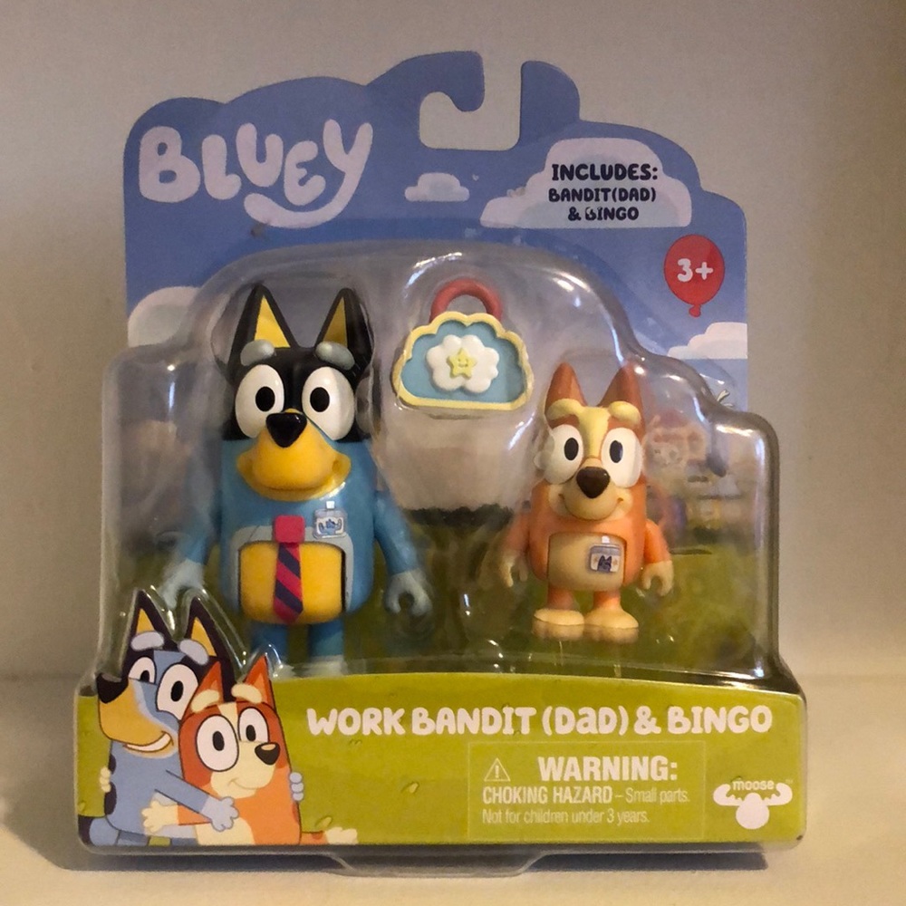 Work Bandit (Dad) & Bingo (Bluey)